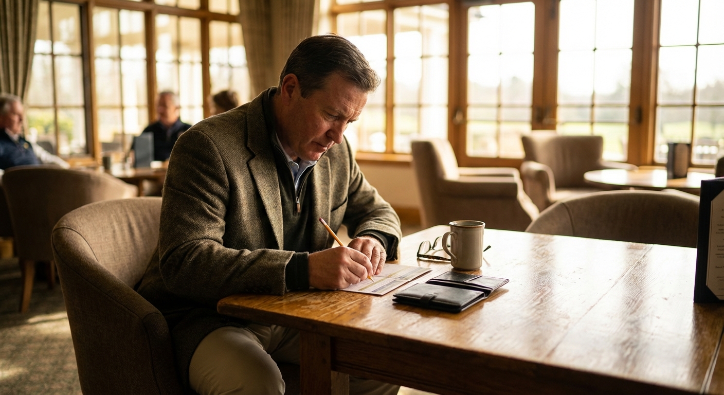 Golf Clubhaus Stimmung