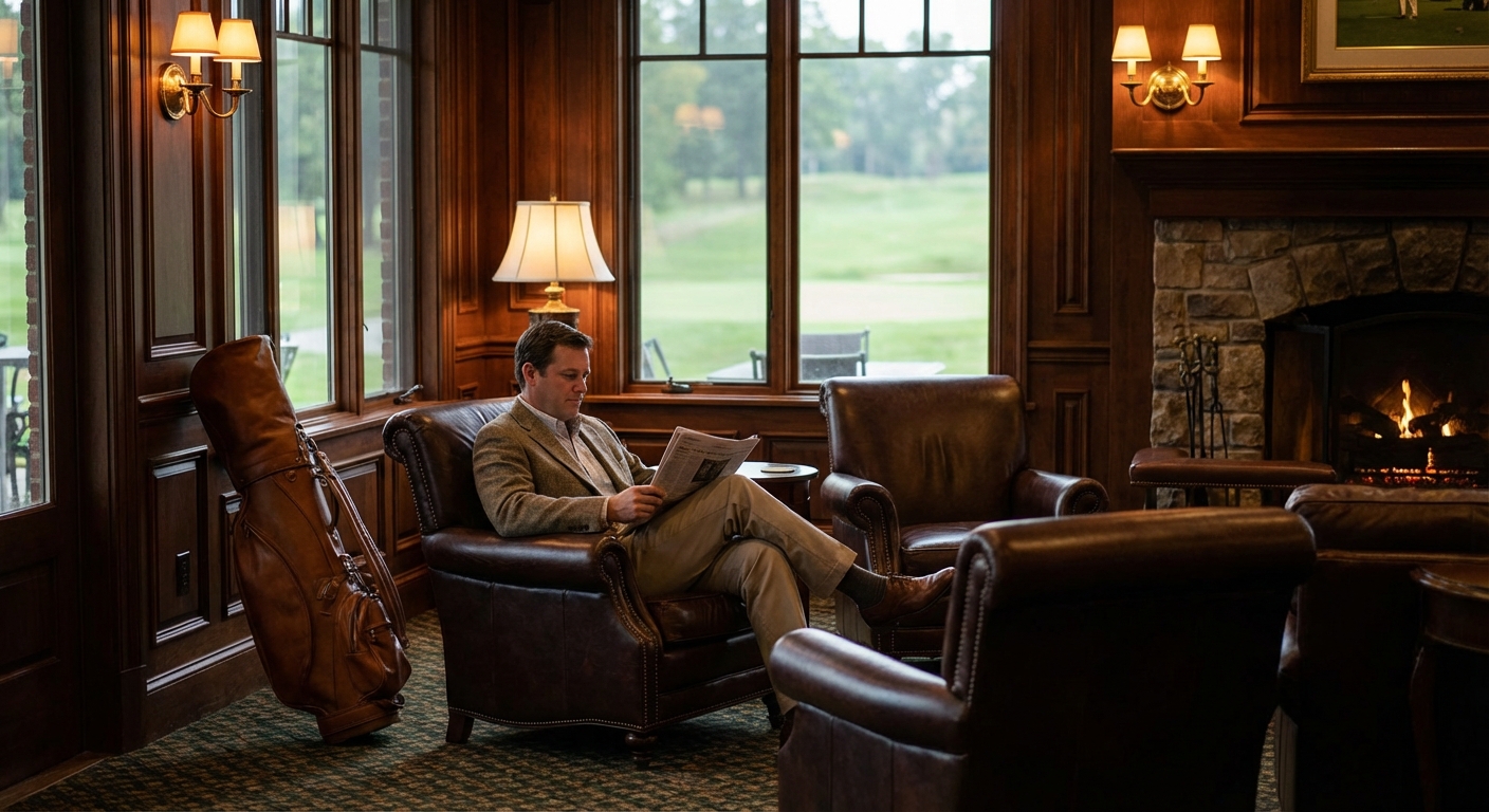 Elegantes Golfclubhaus Interior