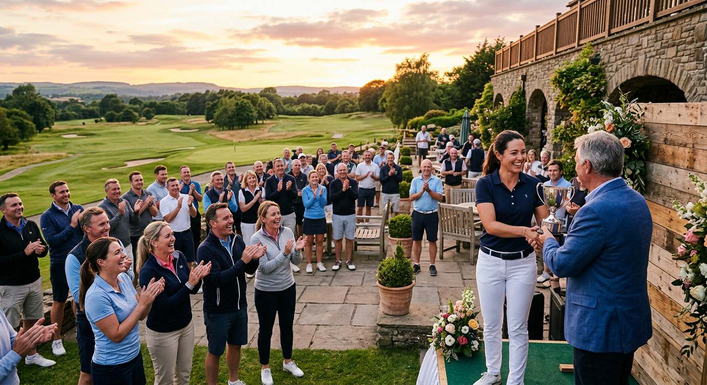 Siegerehrung beim Golf