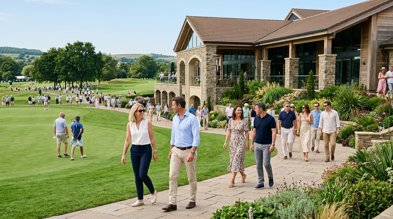 Moderner Golf Lifestyle