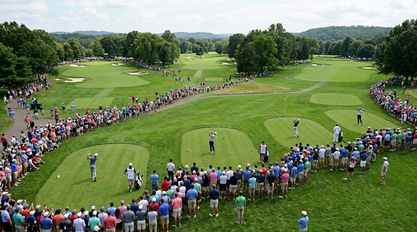 Gleichzeitiger Start im Golf