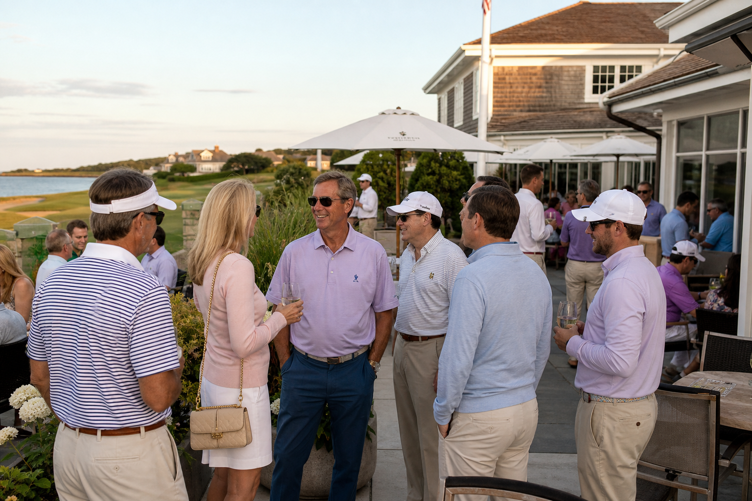 Eleganter Hamptons Golfstil